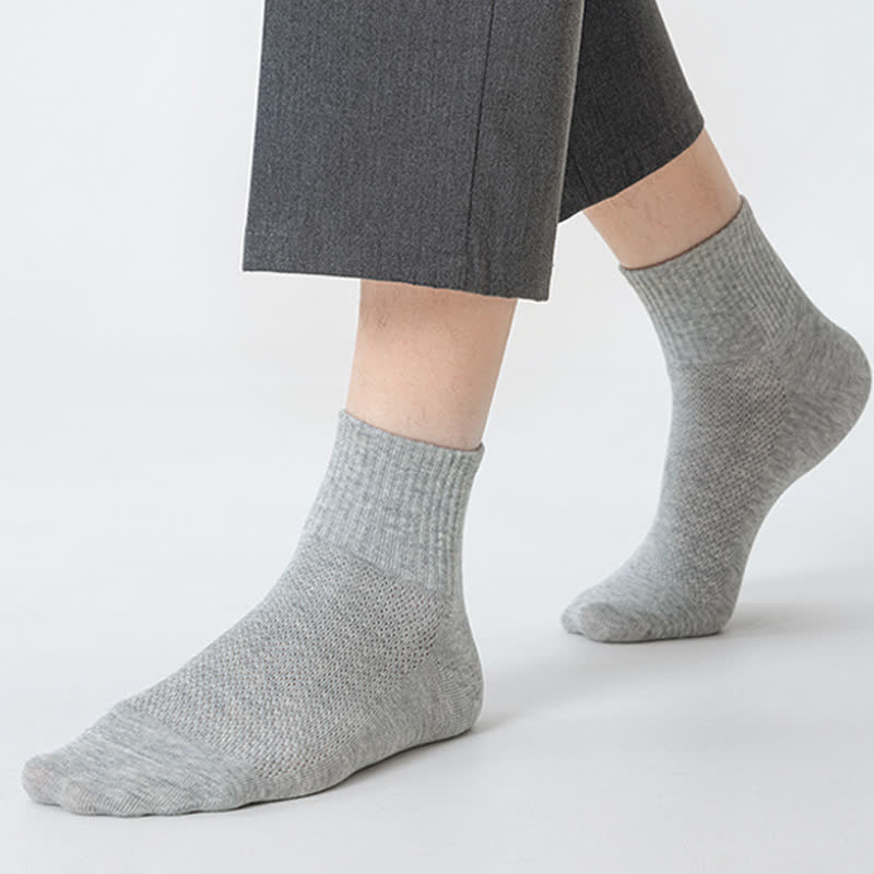 Pure Cotton Mesh Thin Breathable Ankle Socks(7 Pairs)
