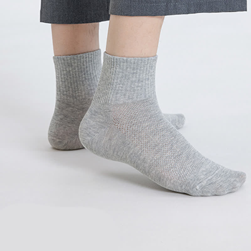 Pure Cotton Mesh Thin Breathable Ankle Socks(7 Pairs)