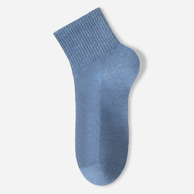 Pure Cotton Mesh Thin Breathable Ankle Socks(7 Pairs)