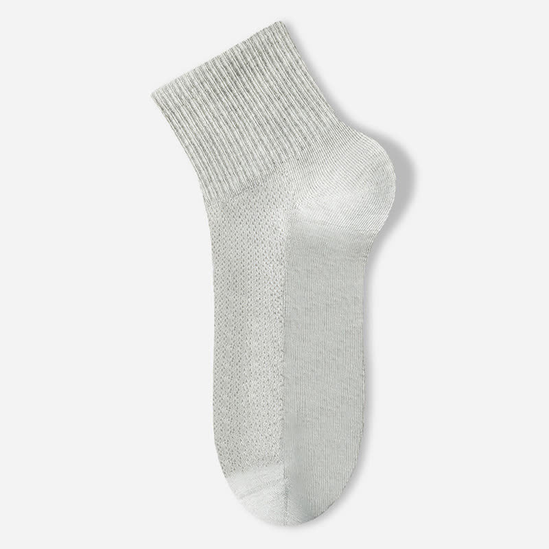 Pure Cotton Mesh Thin Breathable Ankle Socks(7 Pairs)