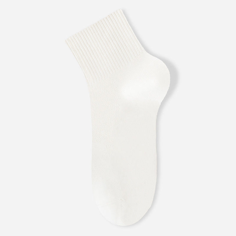 Pure Cotton Mesh Thin Breathable Ankle Socks(7 Pairs)