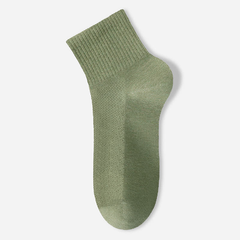 Pure Cotton Mesh Thin Breathable Ankle Socks(7 Pairs)