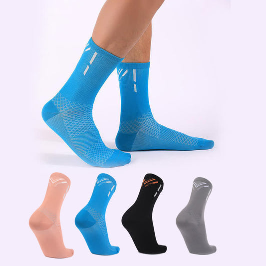 Plusock Sports Quick-drying Quarter Compression Socks(4 Pairs)