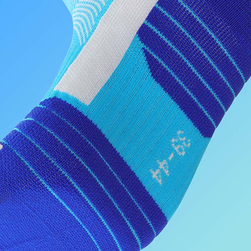 Graphics Print Running Ankle Compression Socks(4 Pairs)