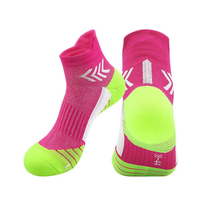 Graphics Print Running Ankle Compression Socks(4 Pairs)