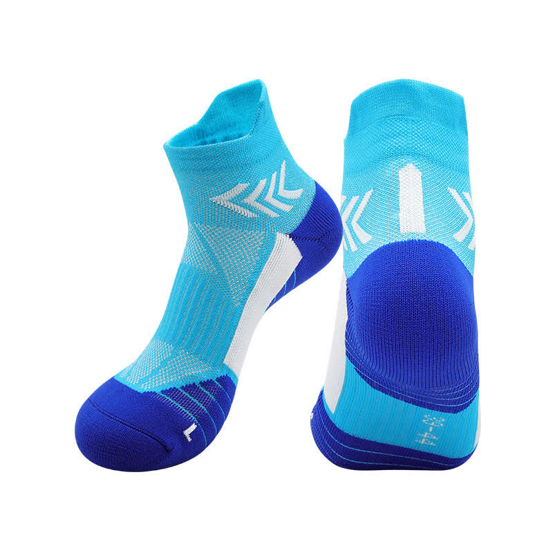 Graphics Print Running Ankle Compression Socks(4 Pairs)