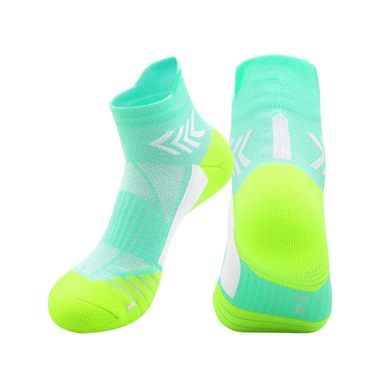 Graphics Print Running Ankle Compression Socks(4 Pairs)