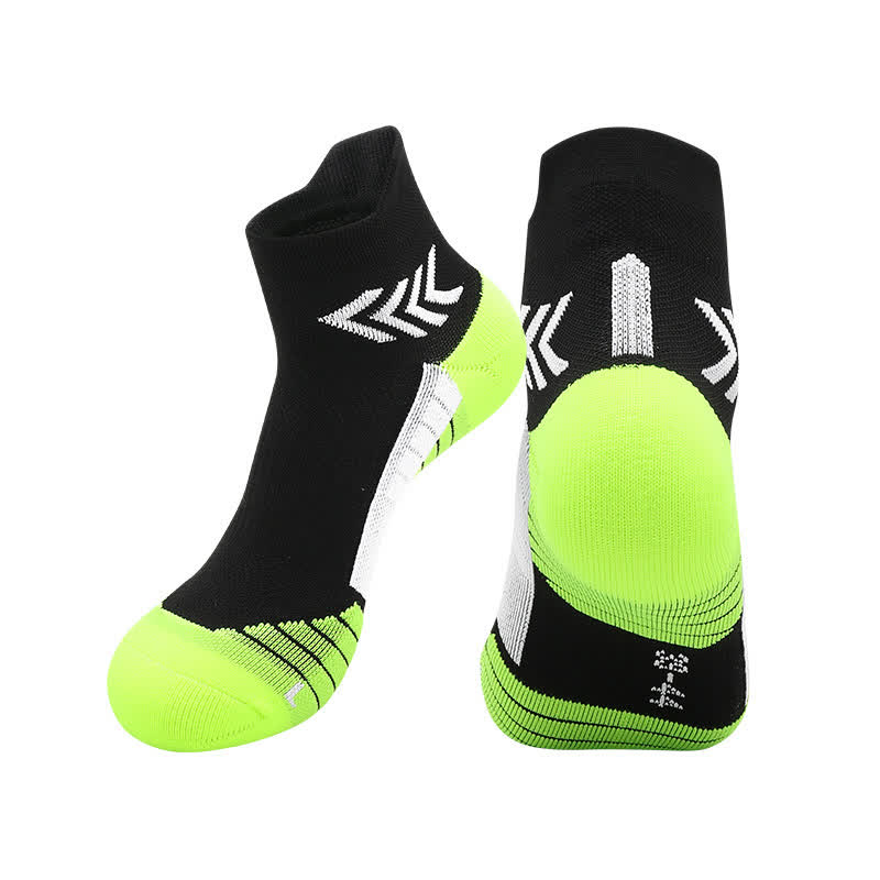 Graphics Print Running Ankle Compression Socks(4 Pairs)