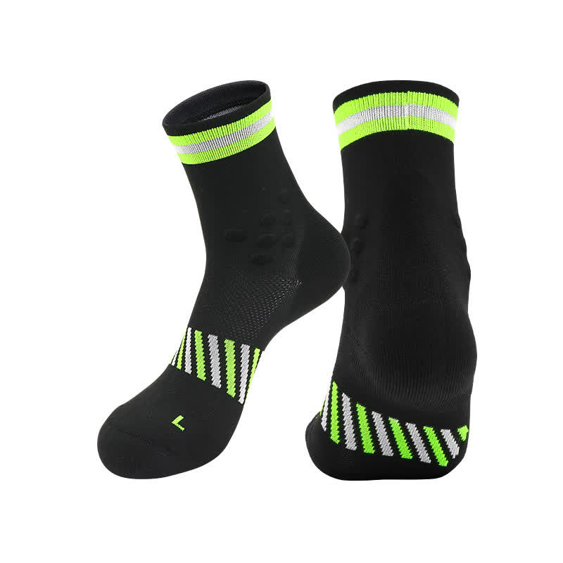 Breathable Sports Cycling Quarter Compression Socks(4 Pairs)
