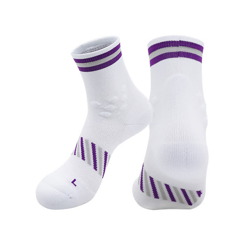 Breathable Sports Cycling Quarter Compression Socks(4 Pairs)