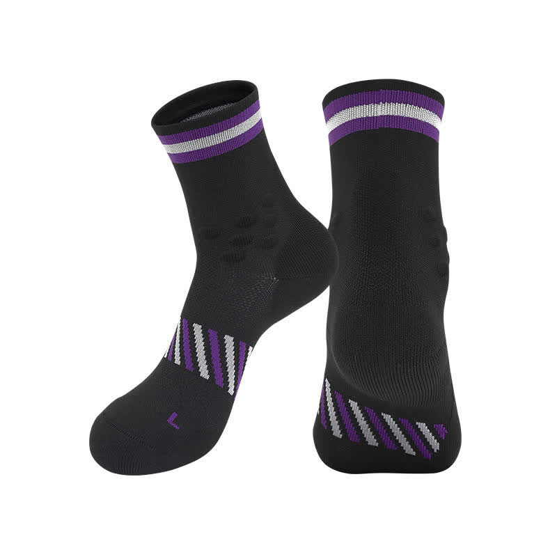 Breathable Sports Cycling Quarter Compression Socks(4 Pairs)