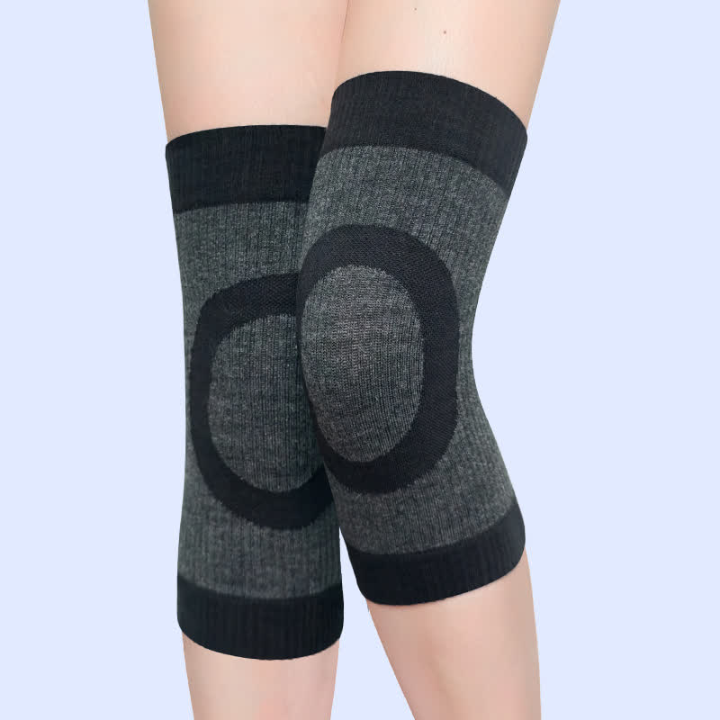 Circle Print Elastic Knee Pads