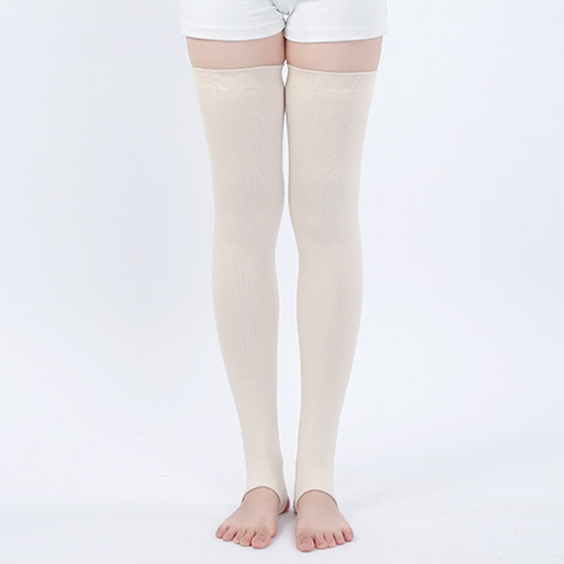Pure Cotton High Elastic Non-slip Stirrup Thigh Sleeves