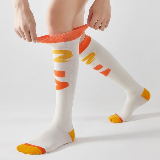 Plusock Colorblock Compression Knee High Socks(3 Pairs)