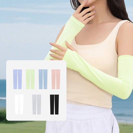 Plusock Elastic Breathable Outdoor Sun Protection Arm Sleeves