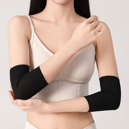 Plusock Seamless Ice Silk Arm Sleeves(2 Pairs)