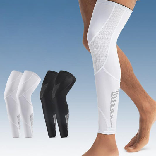 Reflective Non-slip Cycling Compression Thigh Sleeves - image 1
