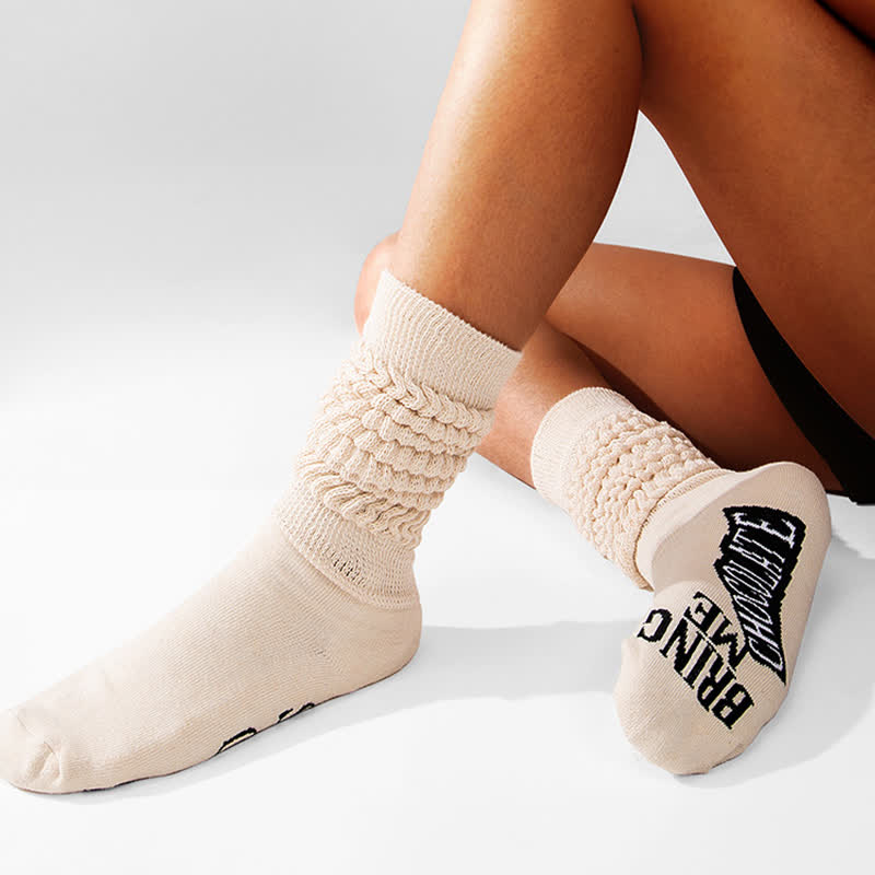 Printed Sole Knee High Socks - image 2