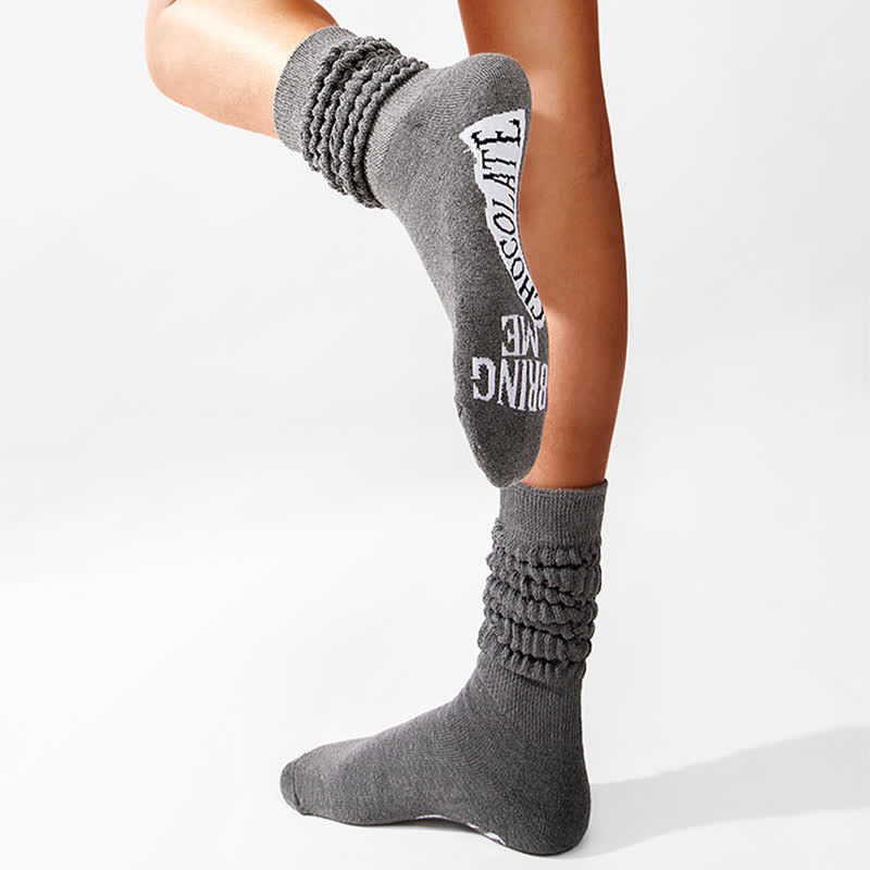 Printed Sole Knee High Socks - image 18