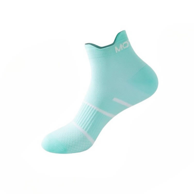 Plus Size Pinstripe Sports Ankle Compression Socks(6 Pairs) - Light Blue - EU36-44(US3-10) - image 12