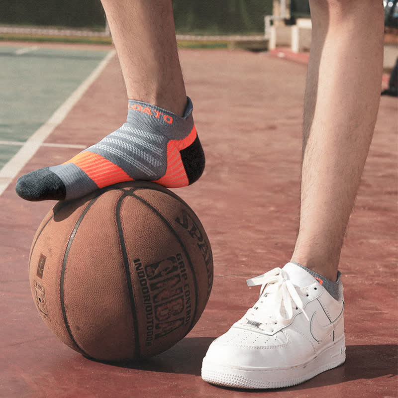Colorblock Letter Print Ankle Compression Socks(5 Pairs) - image 9