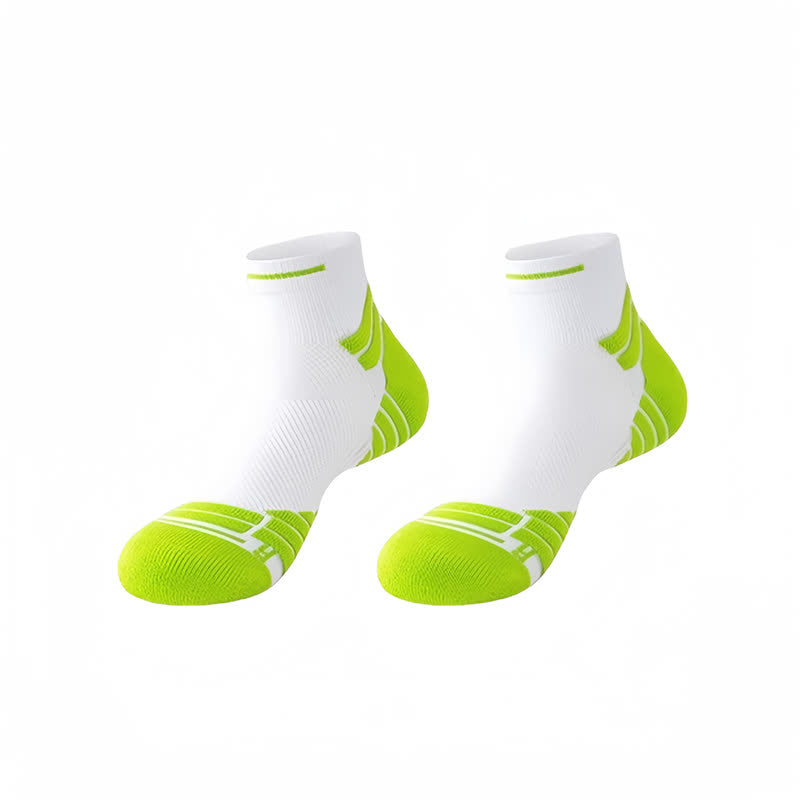 Cushioned Running Ankle Compression Socks(8 Pairs) - Green - EU38-45(US5-11) - image 13