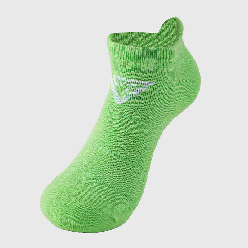 Triangle Print Cotton Ankle Compression Socks(7 Pairs) - Green - EU40-44(US7-10) - image 10