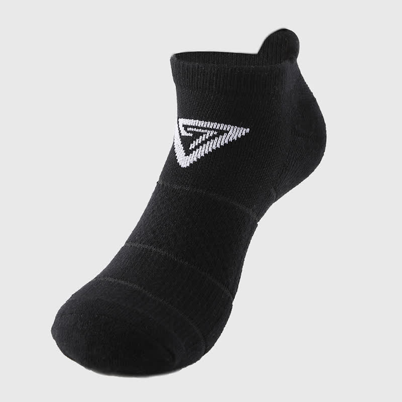 Triangle Print Cotton Ankle Compression Socks(7 Pairs) - Black - EU40-44(US7-10) - image 3