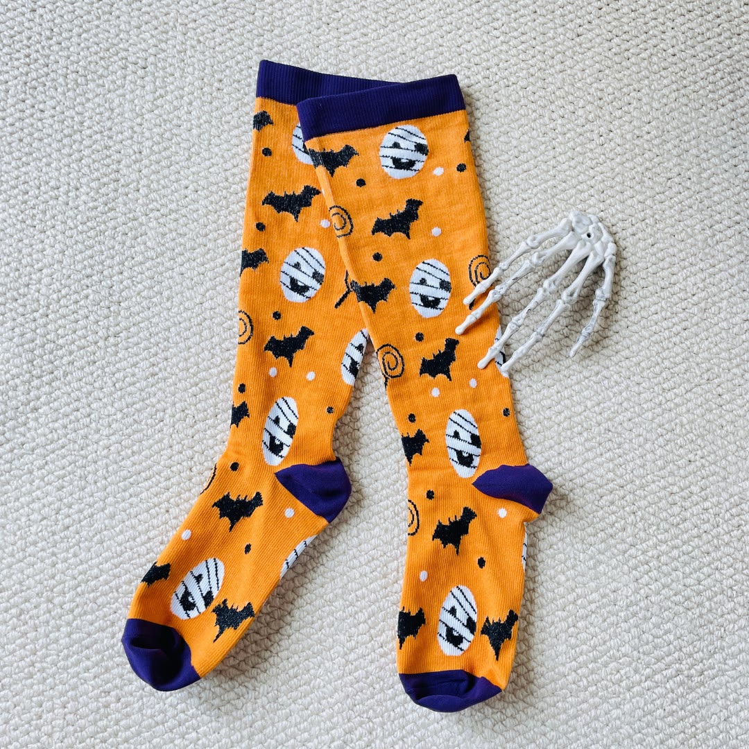 Plus Size Cute Halloween Styles Compression Socks(3 Pairs) - image 2
