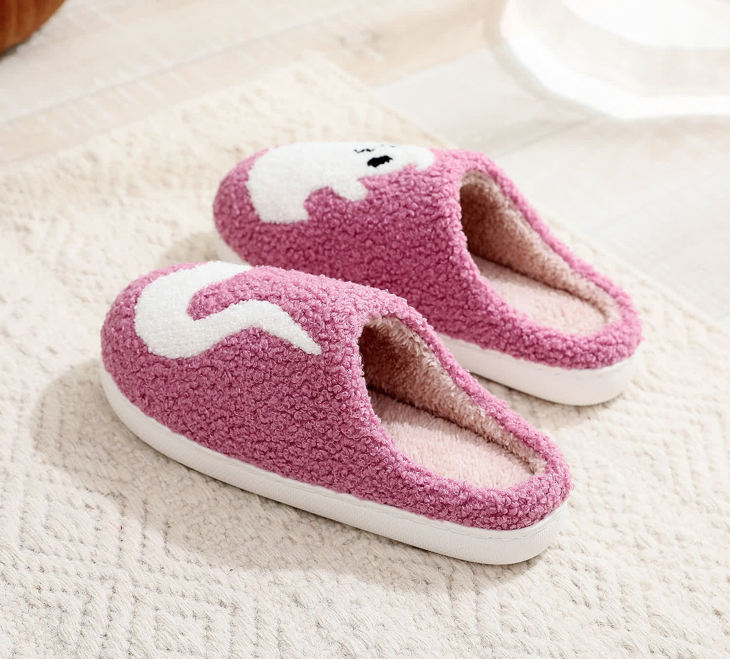 Plus Size Halloween Purple Ghost Slippers - image 11