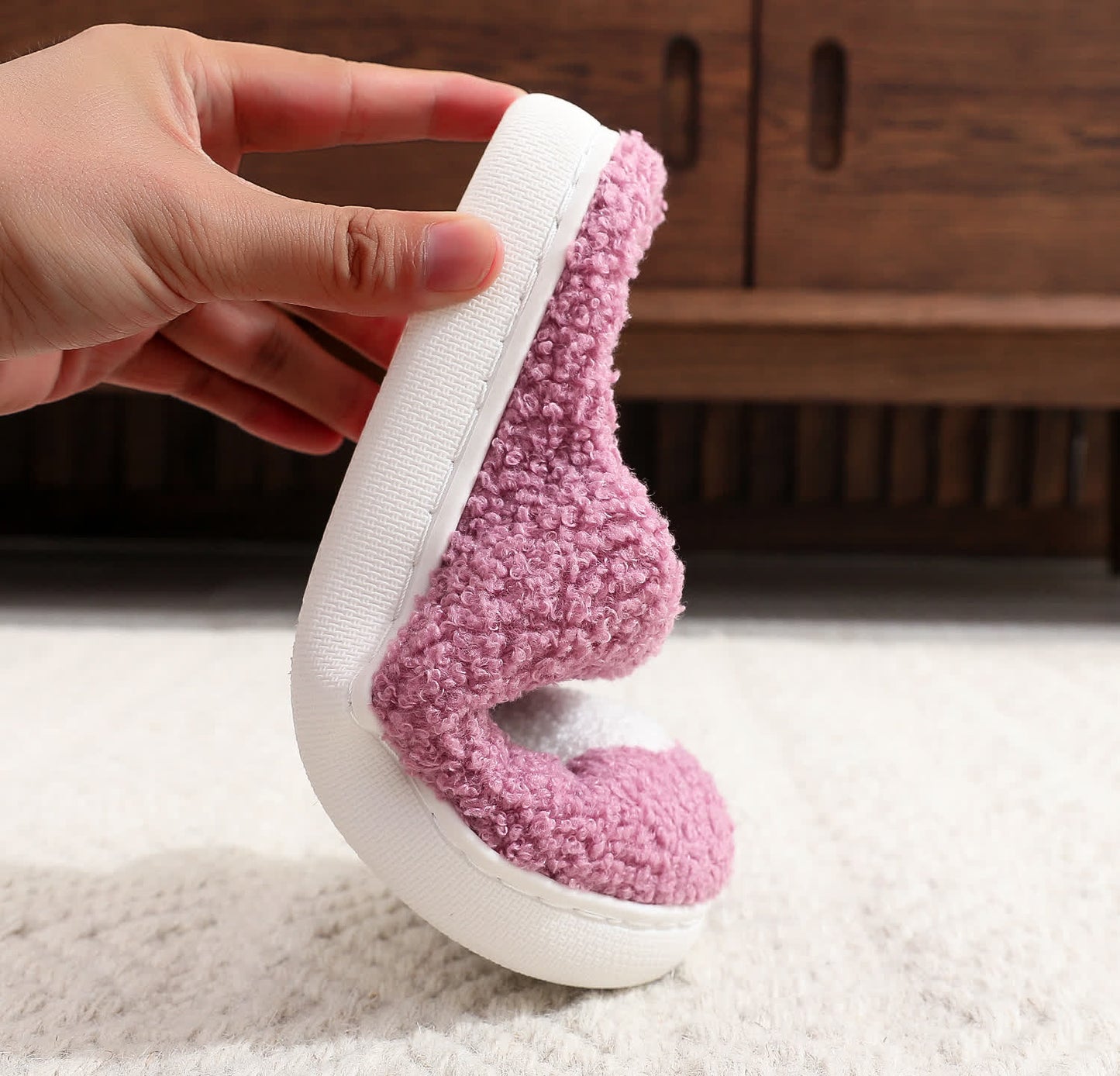 Plus Size Halloween Purple Ghost Slippers - image 14