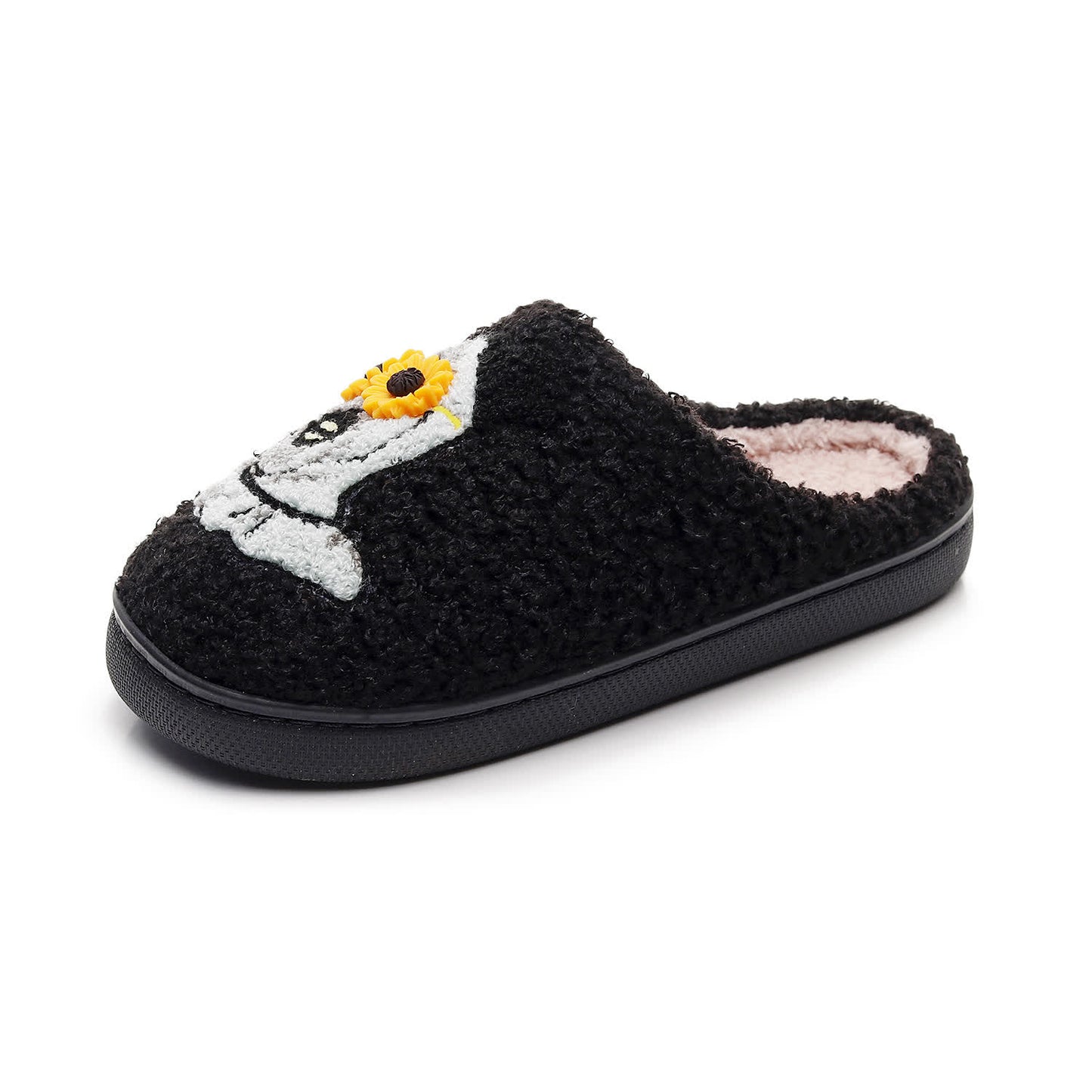 Halloween Skull Slippers with Flower Glasses - image 7