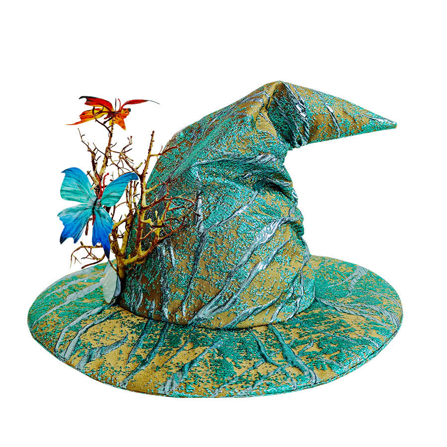 Halloween Butterfly Shell Witch Hat - image 4