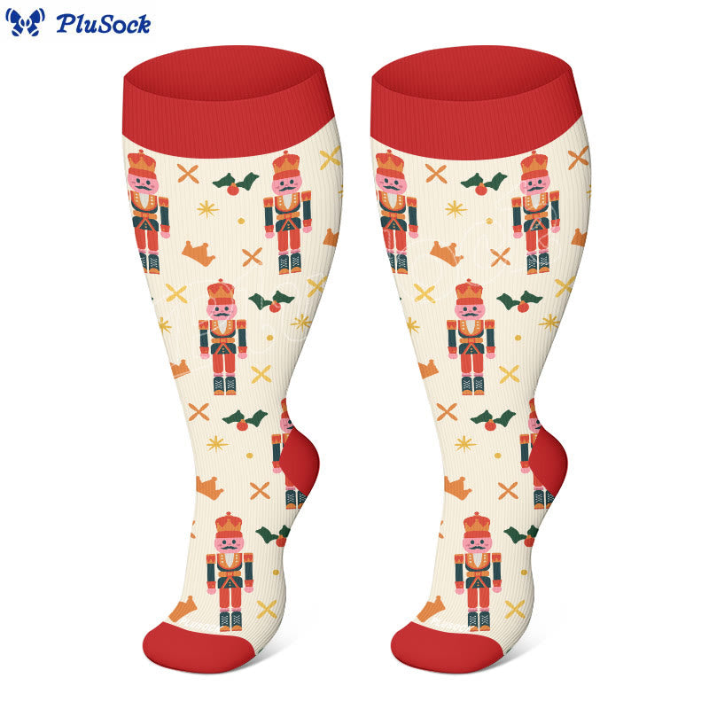 Plus Size Panda Angel Compression Socks(3 Pairs) - image 3