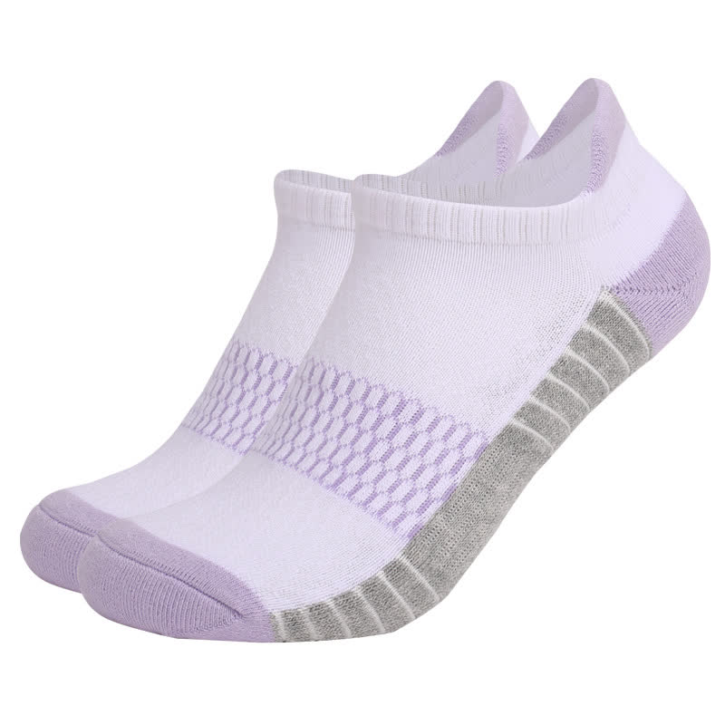 Cotton Comfy Non-slip Ankle Compression Socks(6 Pairs) - Purple - EU39-42(US6-8.5) - image 9