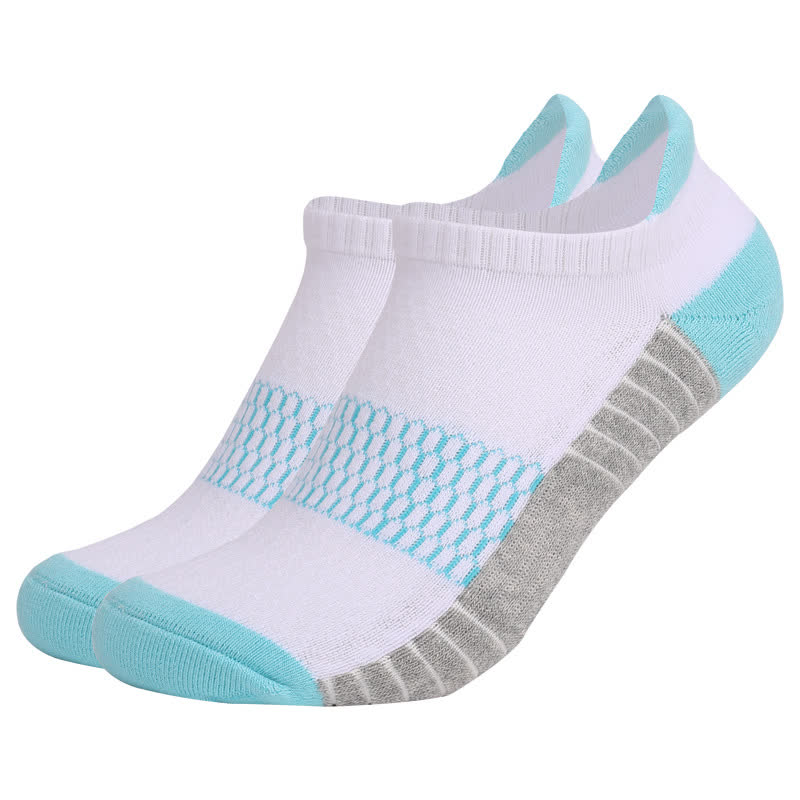 Cotton Comfy Non-slip Ankle Compression Socks(6 Pairs) - Blue - EU39-42(US6-8.5) - image 3