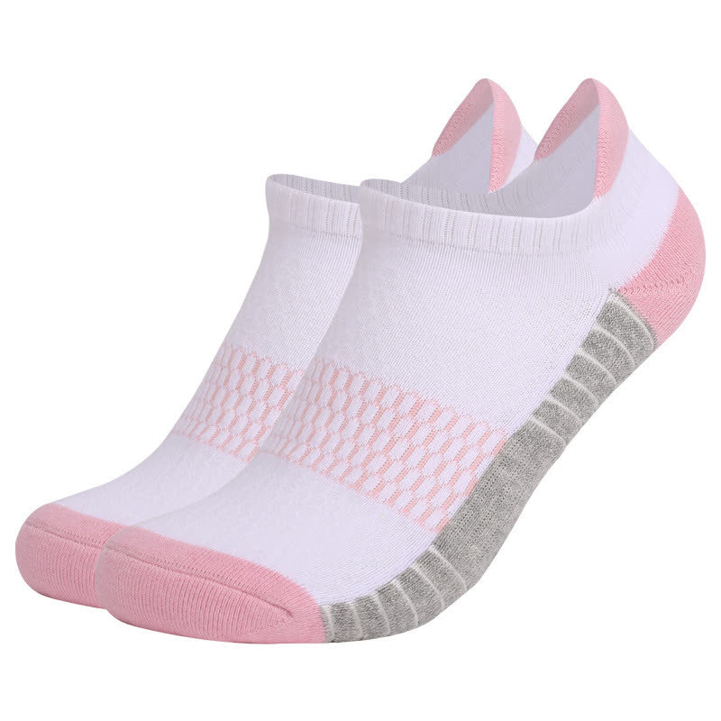 Cotton Comfy Non-slip Ankle Compression Socks(6 Pairs) - Pink - EU39-42(US6-8.5) - image 6