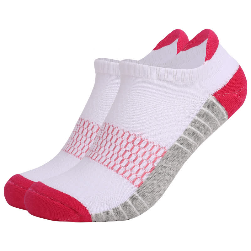 Cotton Comfy Non-slip Ankle Compression Socks(6 Pairs) - Red - EU39-42(US6-8.5) - image 7