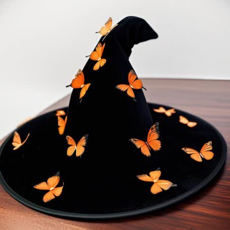 Plus Size Halloween Butterfly Witch Hat - image 4