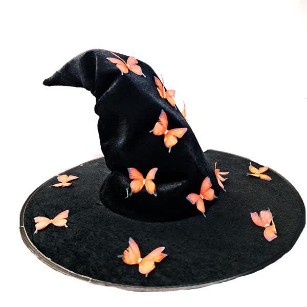 Plus Size Halloween Butterfly Witch Hat - image 6