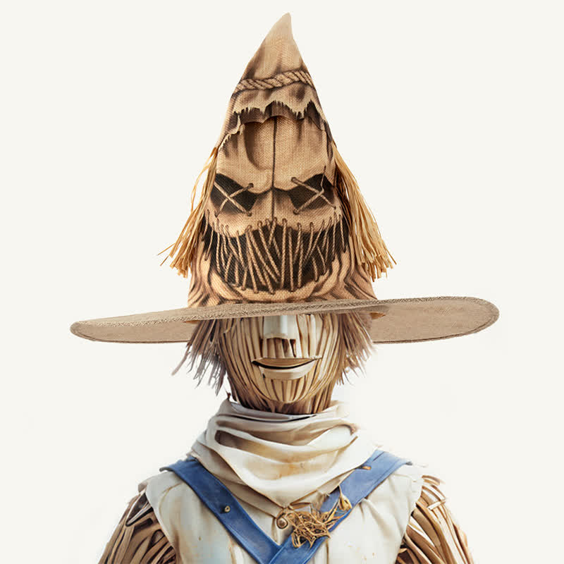Plus Size Halloween Scarecrow Witch Hat - image 5