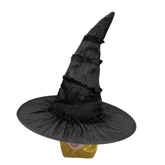 Halloween Gorgeous Large Brim Witch Hat - image 1