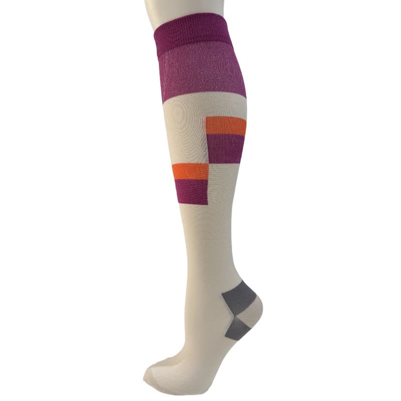 Stripe Heart Dragonfly Knee High Compression Socks(6 Pairs) - F - S/M - image 6