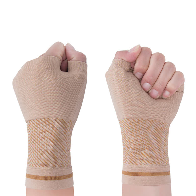 Finger Fixed Compression Wrist Brace - Nude - 2XL - image 0