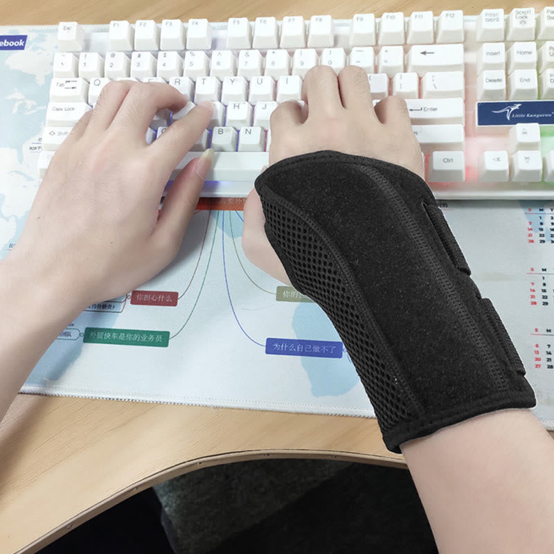 Solid Color Breathable Compression Wrist Brace - image 7