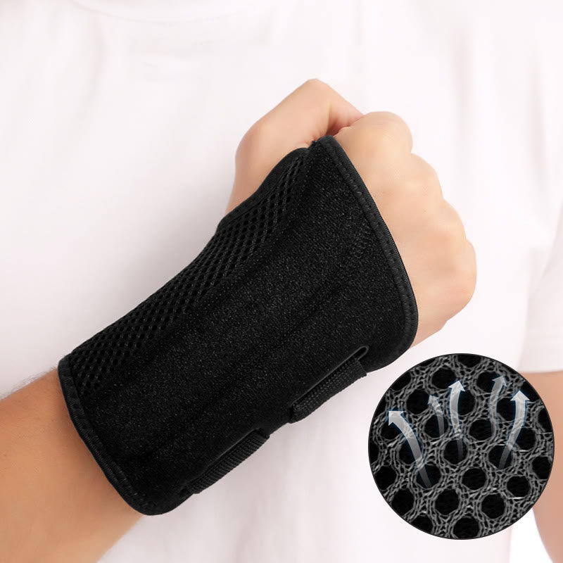 Solid Color Breathable Compression Wrist Brace - image 4