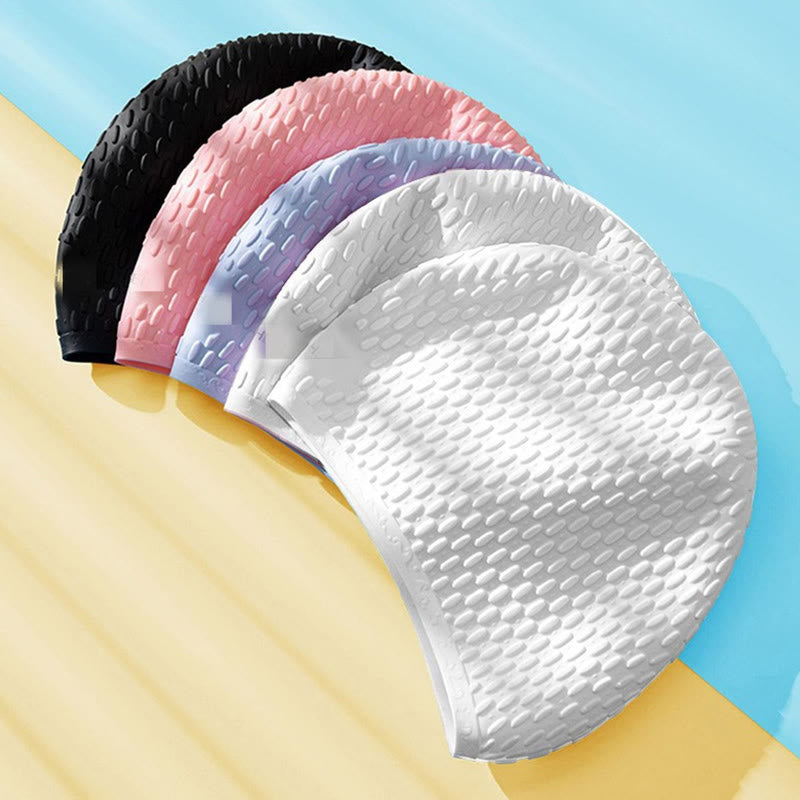 Teardrop Shape Swim Cap - image 1