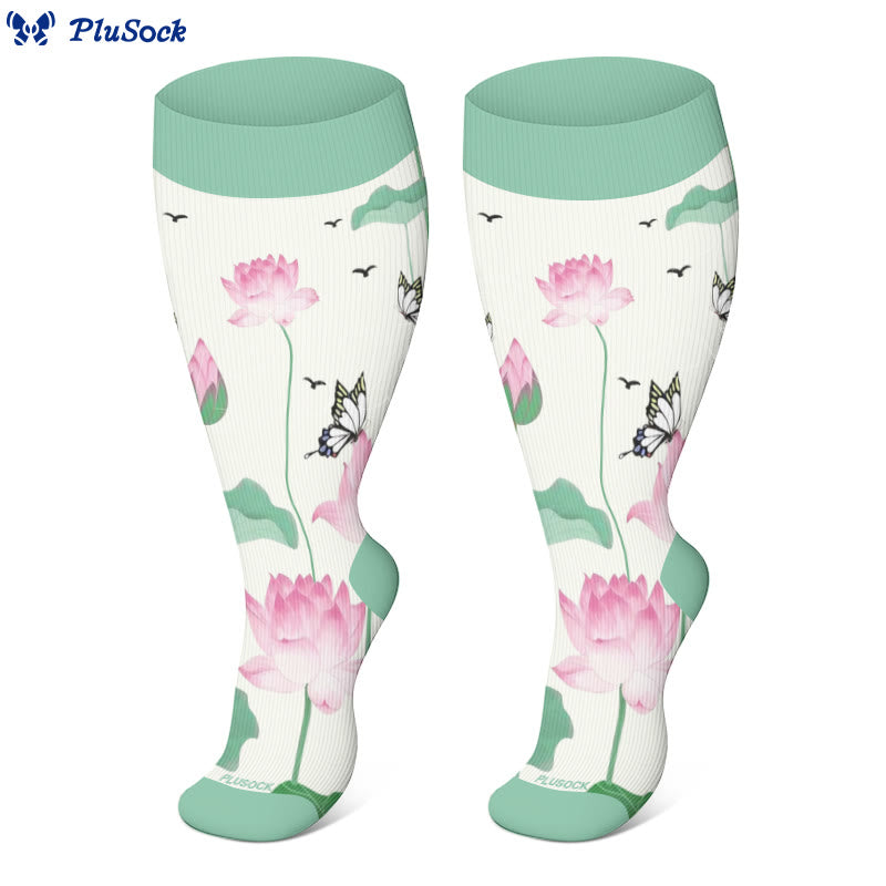 Plus Size Lucky Days Compression Socks(3 Pairs) - image 2