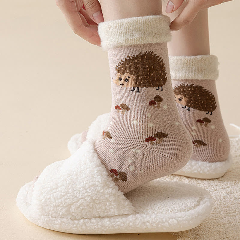 Plusock Cute Cartoon Quarter Socks(5 Pairs) - image 7