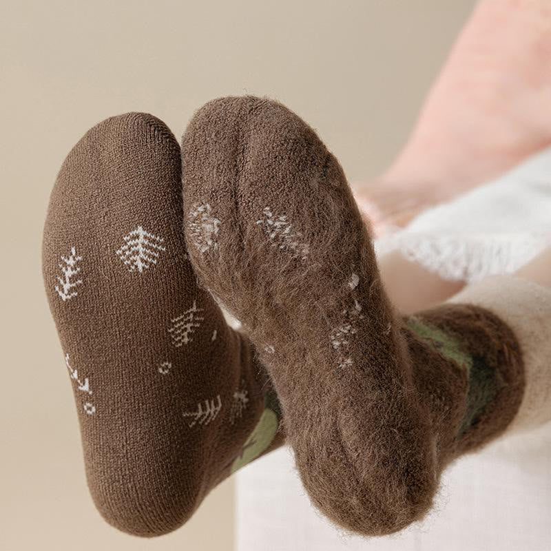 Plusock Cute Cartoon Quarter Socks(5 Pairs) - image 3